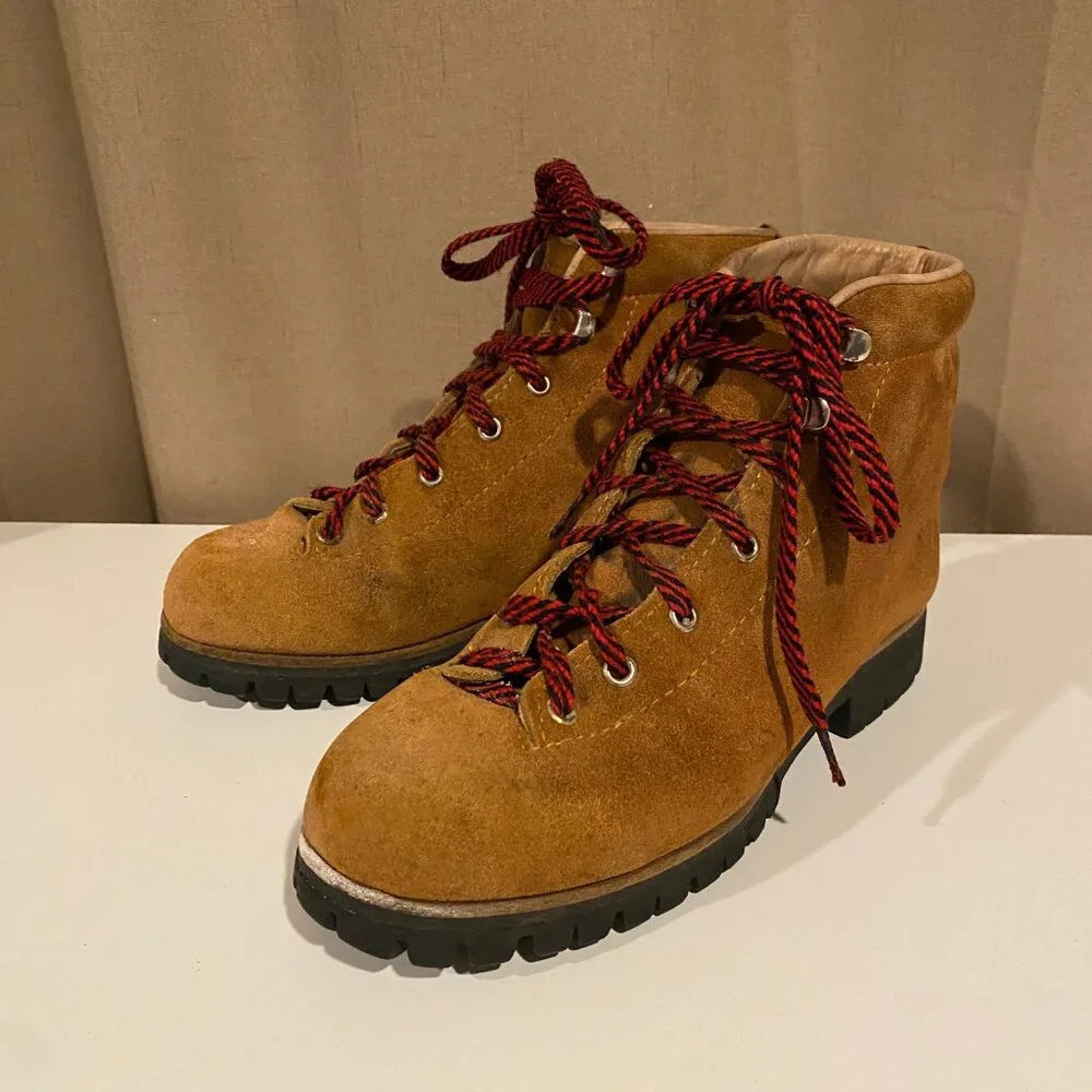 Vintage Vasque Women's‎ Mountaineering Boots - Made in Italy, Size 8-8.5